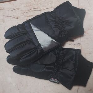 Like NEW L/XL Men's Black Thinsulate Thermal  Cold Weather Gloves.
